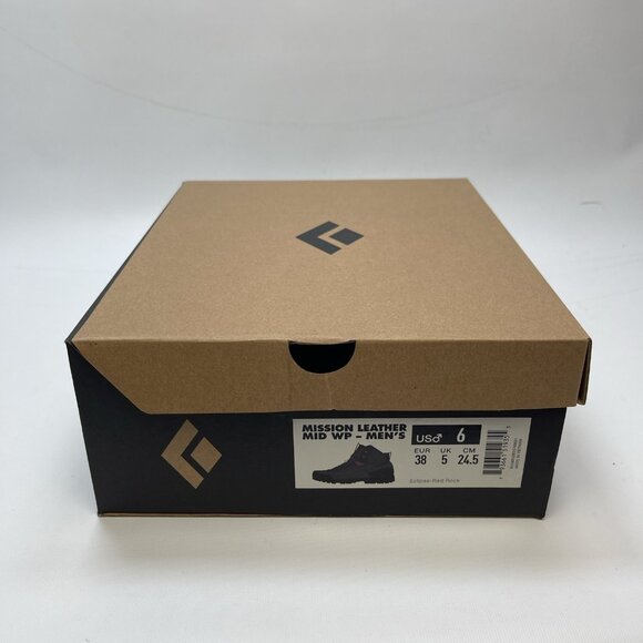 Black Diamond Mission Wom 7.5 / M6 US Leather Mid Waterproof Approach Shoes New - Picture 12 of 12